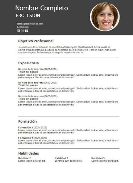 plantilla currículum geomántico